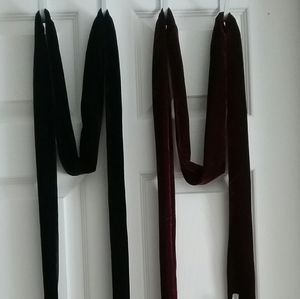Naturalizer Velvet Skinny Scarfs